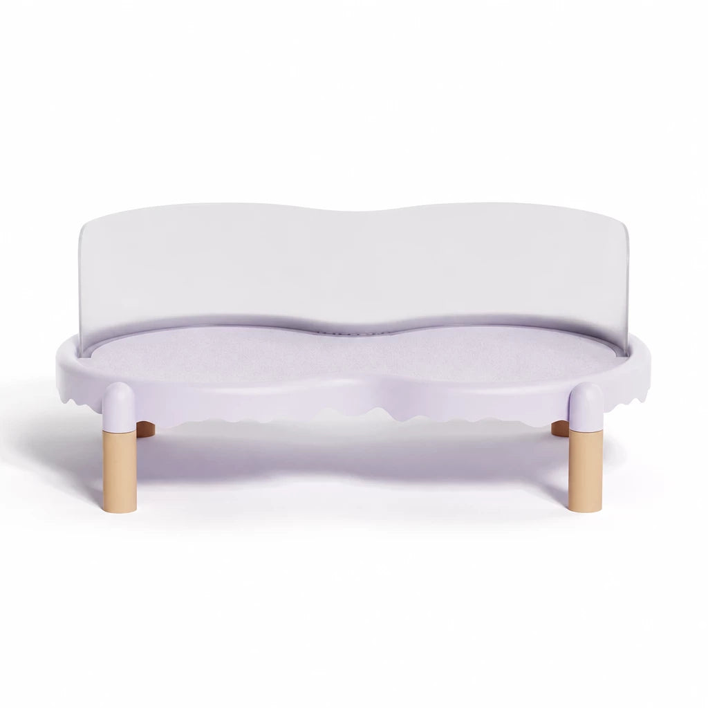 Elevated Ceramic Pet Bowl Stand for Cats and Dogs