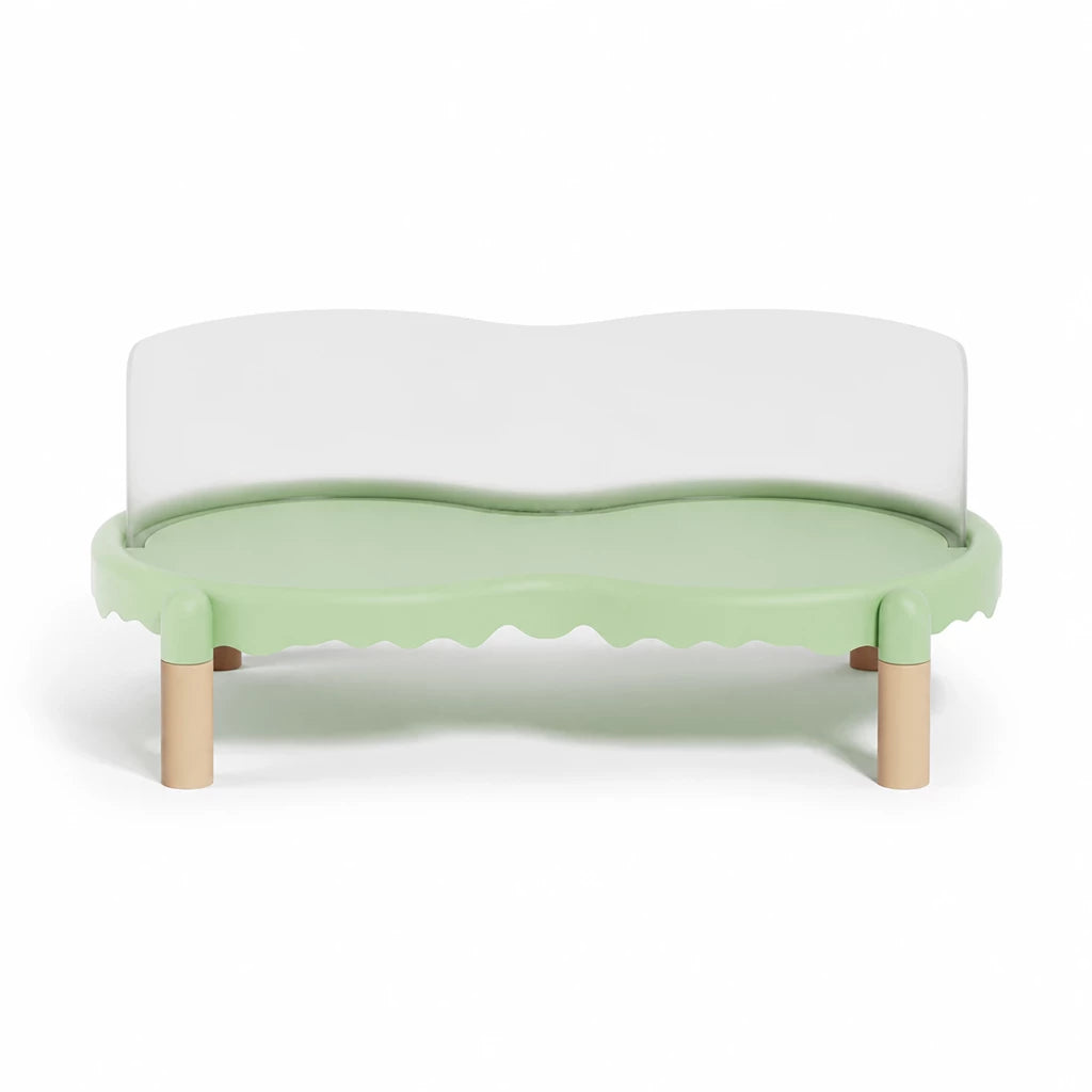 Elevated Ceramic Pet Bowl Stand for Cats and Dogs