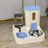 Two-Bowl Pet Feeding Set for Cats and Dogs
