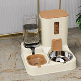 Two-Bowl Pet Feeding Set for Cats and Dogs