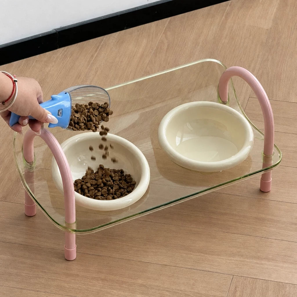 Pet Slow Feeder Bowl with Wide Opening