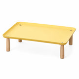 Elevated Pet Feeding Stand with Wooden Legs