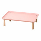 Elevated Pet Feeding Stand with Wooden Legs
