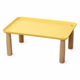 Elevated Pet Feeding Stand with Wooden Legs