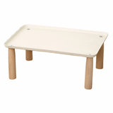 Elevated Pet Feeding Stand with Wooden Legs