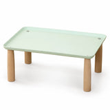 Elevated Pet Feeding Stand with Wooden Legs