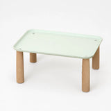 Elevated Pet Feeding Stand with Wooden Legs