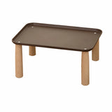 Elevated Pet Feeding Stand with Wooden Legs