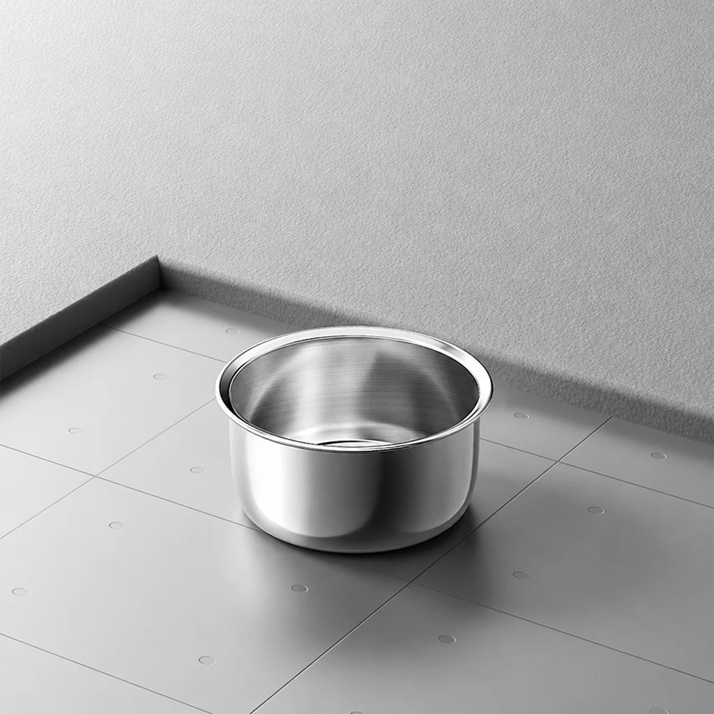 Stainless Steel Double Pet Bowls with Elevated Stand