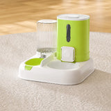 Automatic Pet Feeder with Dual Food and Water Bowls