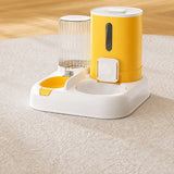 Automatic Pet Feeder with Dual Food and Water Bowls