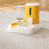 Automatic Pet Feeder with Dual Food and Water Bowls