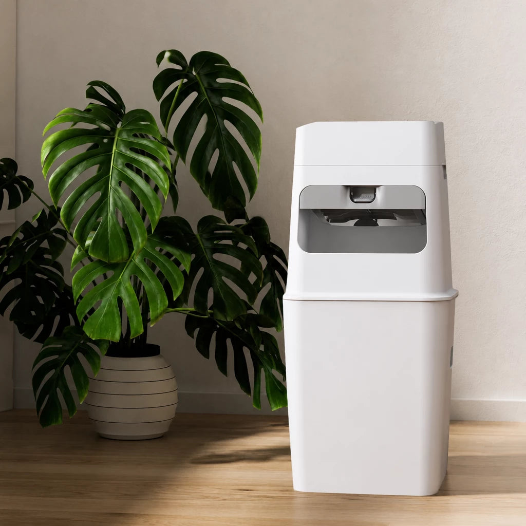 Covered Cat Litter Waste Bin