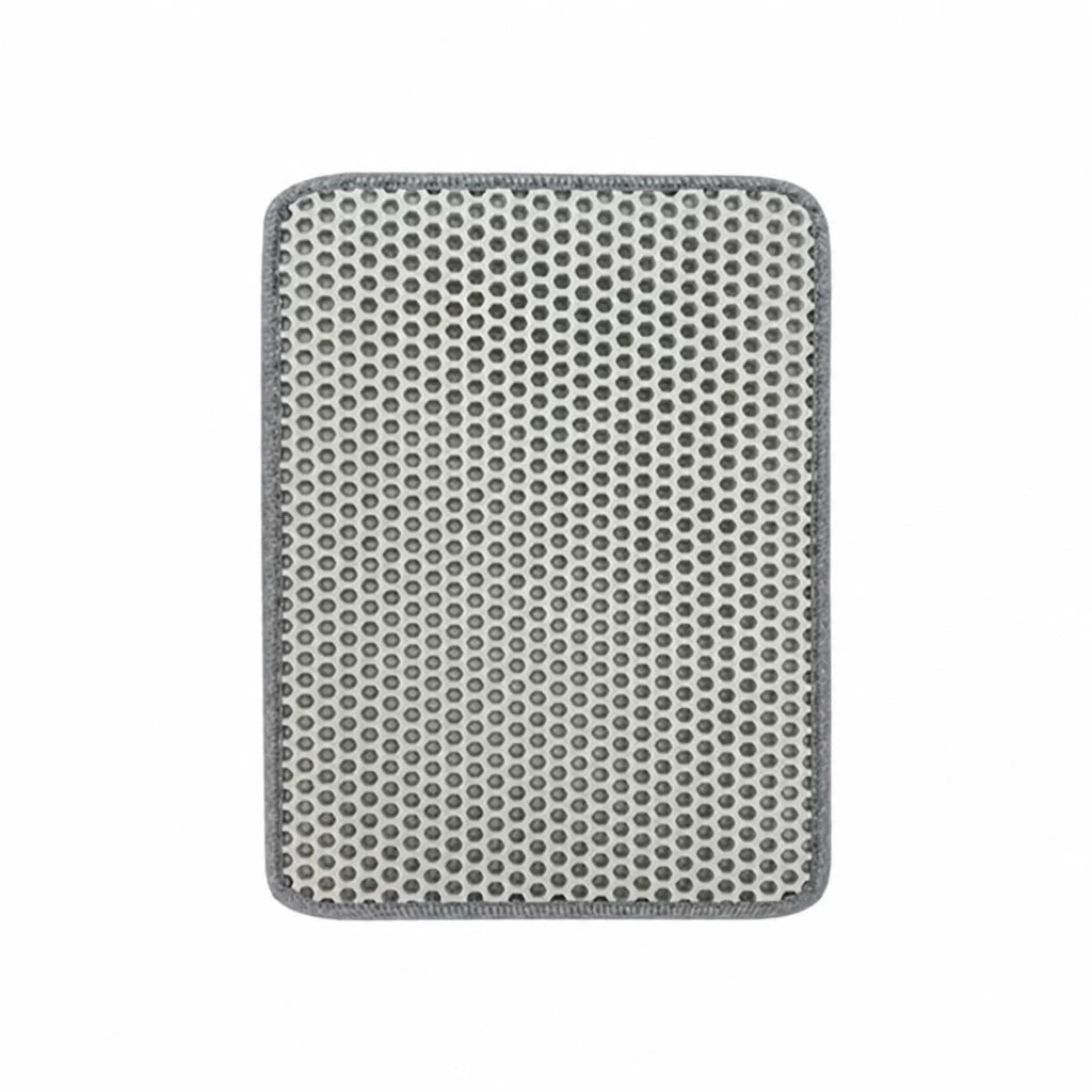 Double-Layer Cat Litter Mat with Cut-to-Fit Design