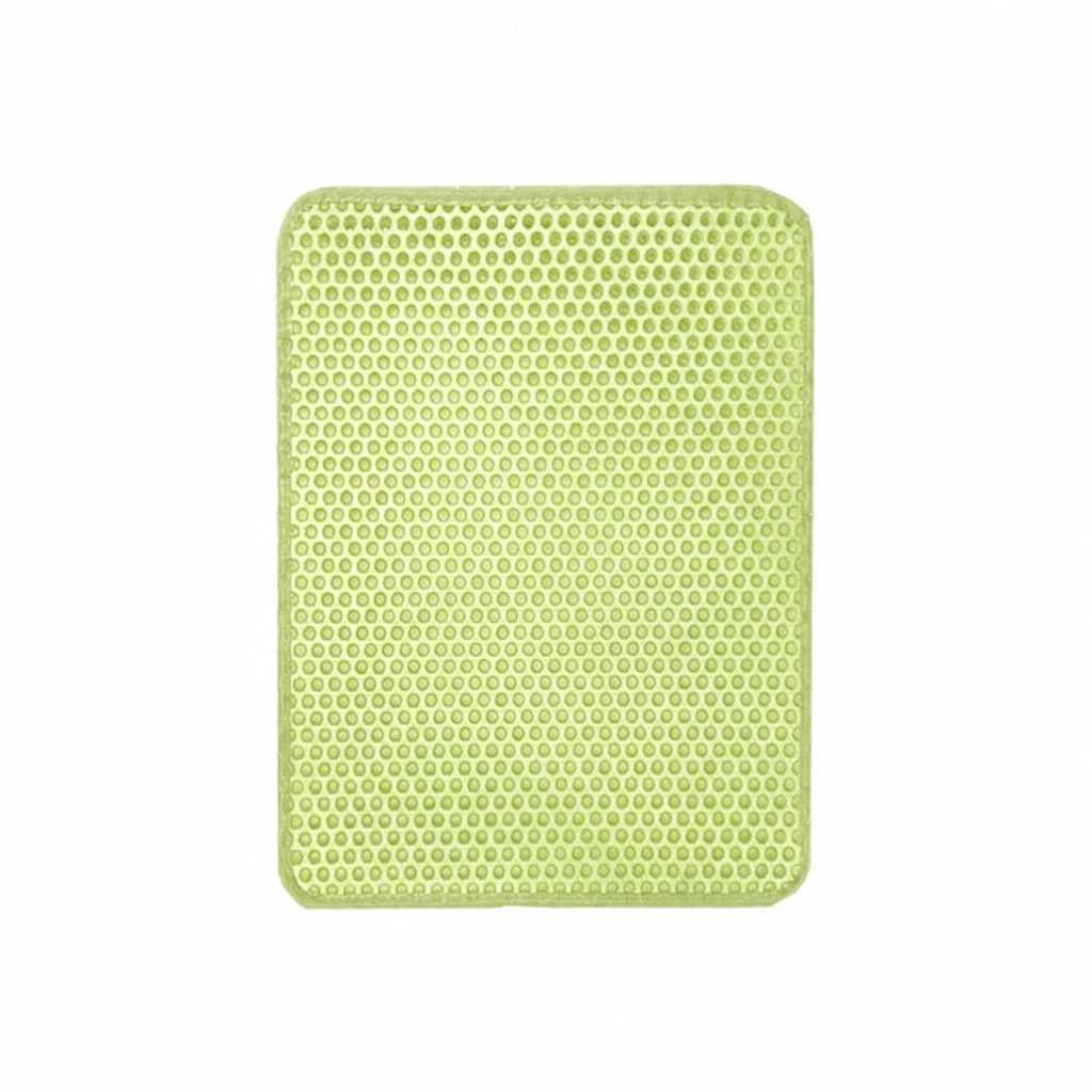Double-Layer Cat Litter Mat with Cut-to-Fit Design