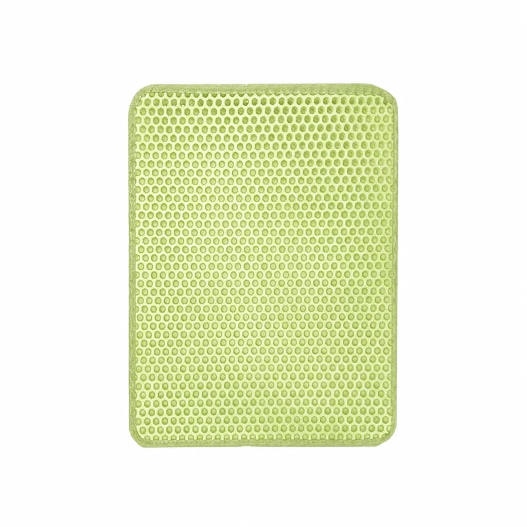 Double-Layer Cat Litter Mat with Cut-to-Fit Design