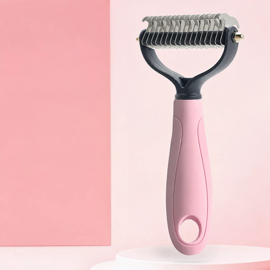 Dog & Cat Grooming Comb for Loose Hair and Tangles
