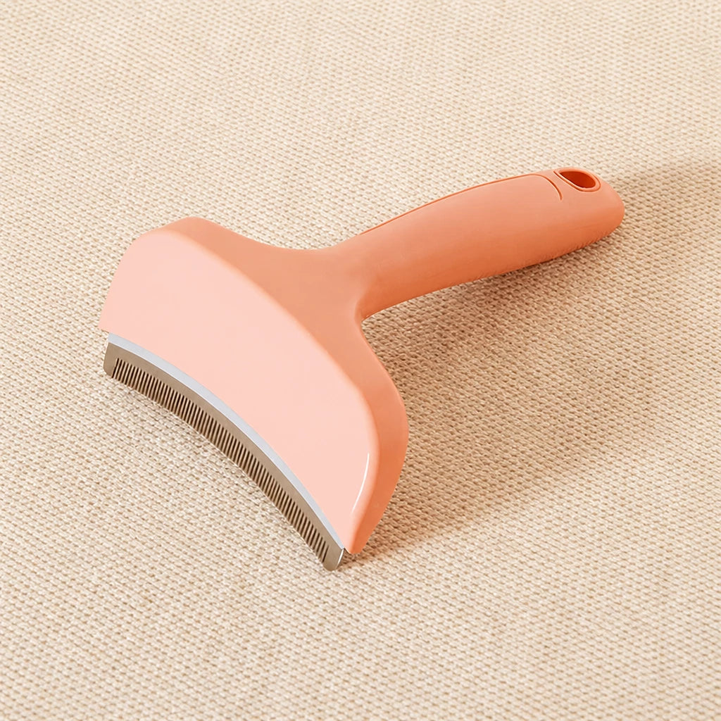 Curved Pet Deshedding Comb for Cats and Dogs
