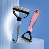 Pet Detangling and Deshedding Comb for Dogs and Cats