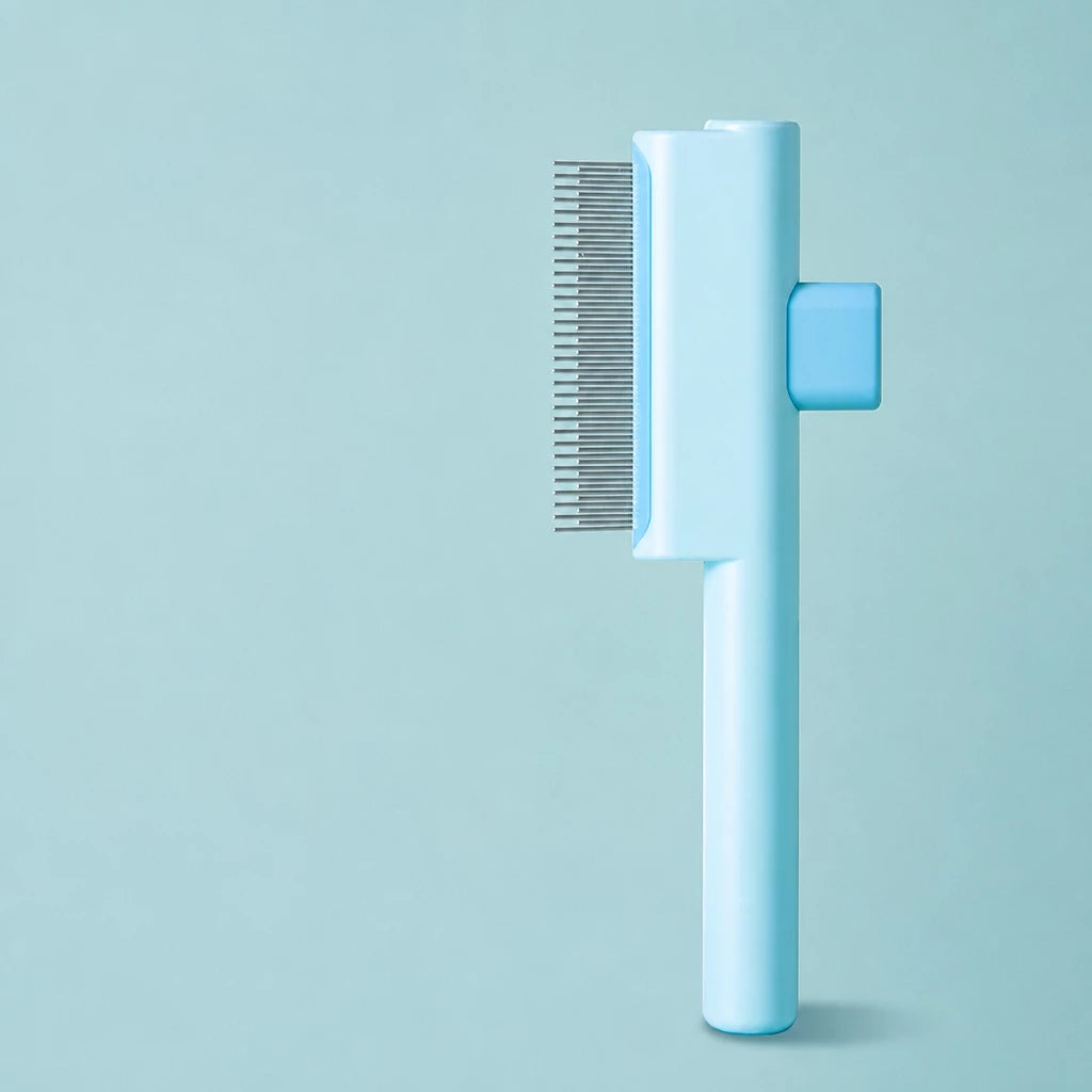 Self-Cleaning Deshedding Comb for Cats & Dogs
