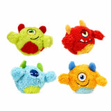Monster Dragon Egg Squeaky Plush Dog Toy for Small & Medium Dogs