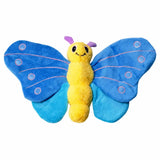 Corduroy Butterfly Squeaky Dog Toy