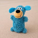 Squeaky Fleece Mop Dog Toy