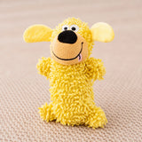 Squeaky Fleece Mop Dog Toy
