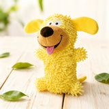 Squeaky Fleece Mop Dog Toy