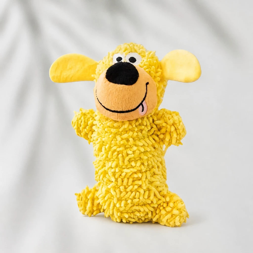 Squeaky Mop Dog Toy for Small and Medium Dogs