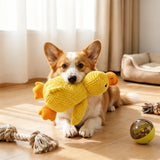 Squeaky Mop Dog Toy for Small and Medium Dogs