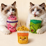 Cat Toy Collection with Natural Loofah and Catnip