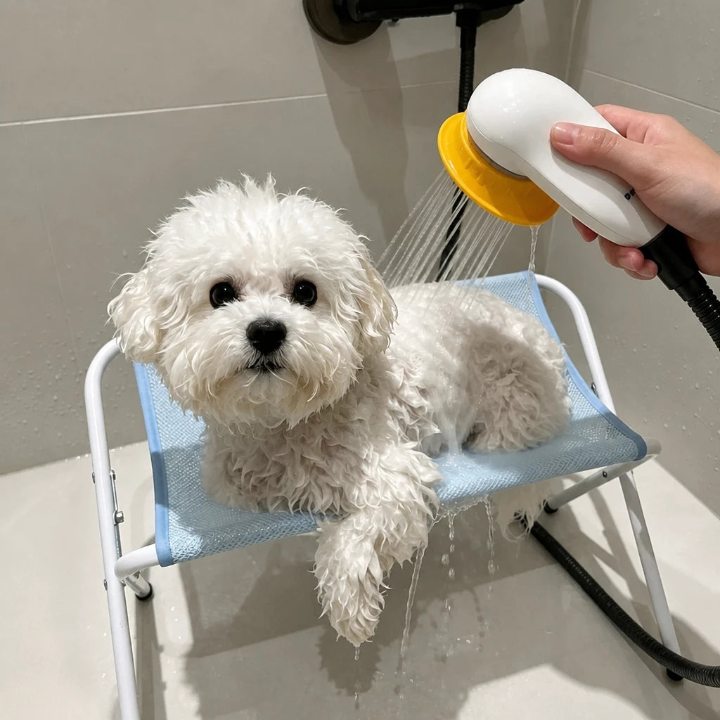Foldable Pet Grooming Stand with Restraint Strap