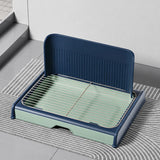 Plastic Dog Potty Tray with Wall Options and Pull-Out Drawer