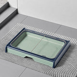 Plastic Dog Potty Tray with Wall Options and Pull-Out Drawer