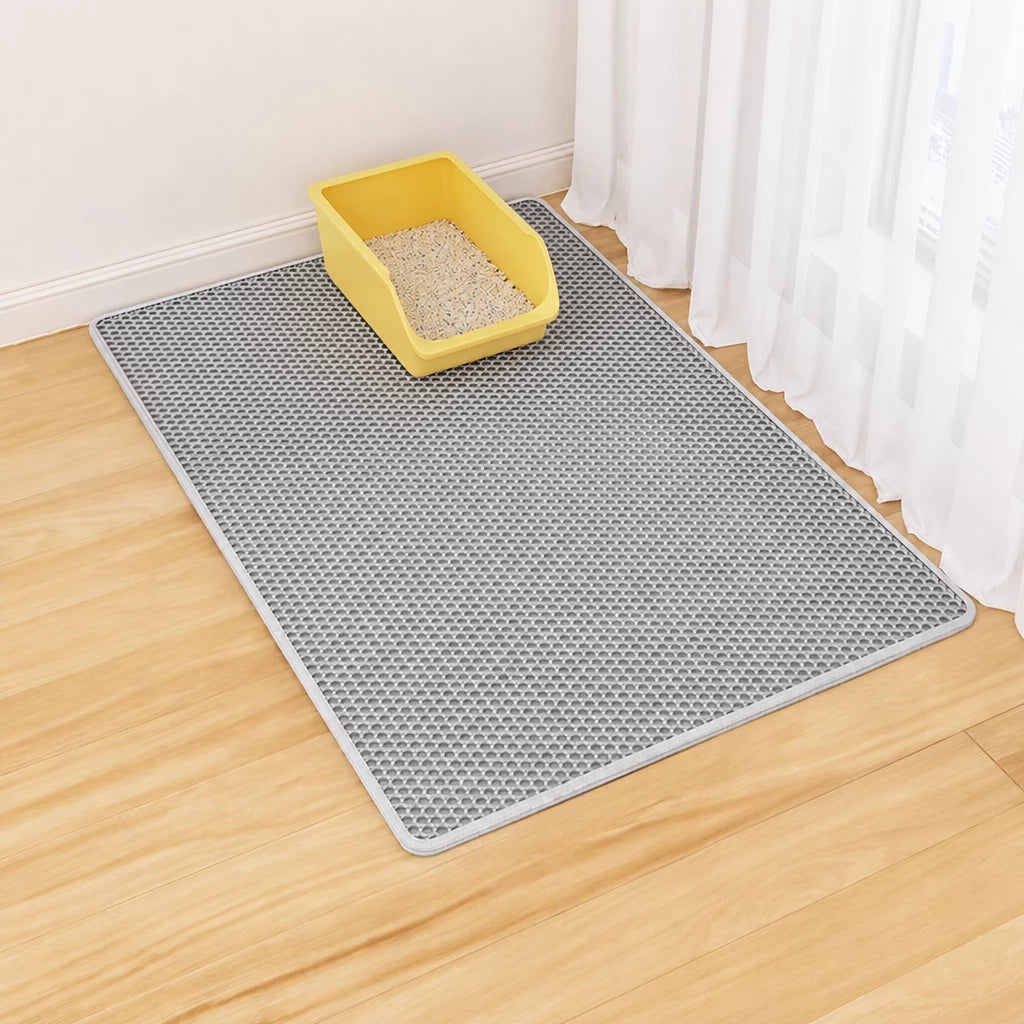 Double-Layer Cat Litter Mat