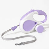 Retractable Dog Leash with Waste Bag Dispenser