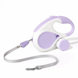 Retractable Dog Leash with Waste Bag Dispenser