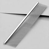 Fine-Tooth Pet Grooming Comb for Long-Haired Cats and Dogs