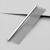 Fine-Tooth Pet Grooming Comb for Long-Haired Cats and Dogs