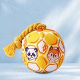 Unicorn Plush Squeaky Ball Toy for Small Dogs, 3.9-Inch