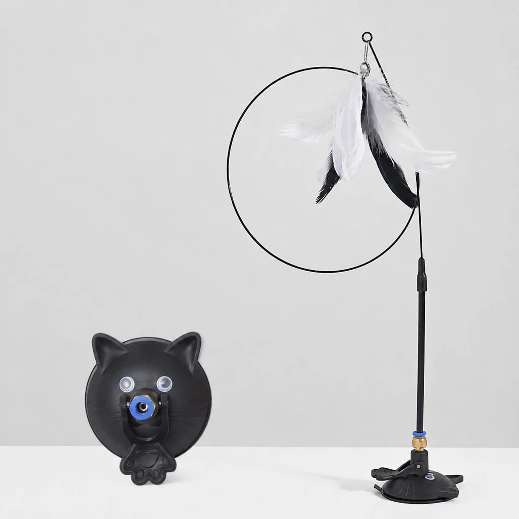 Suction Cup Cat Teaser Wand Toy