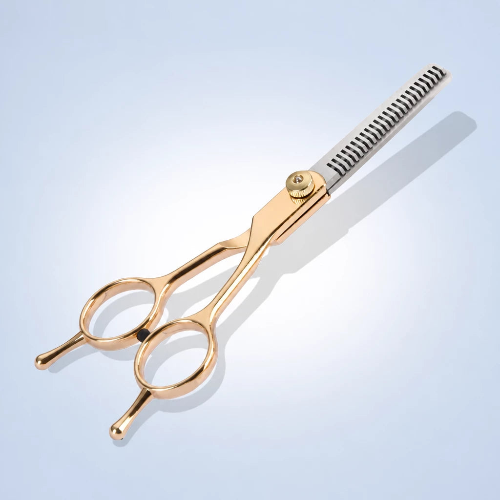 Dog Grooming Shears Set with Thinning, Curved & Straight Shears