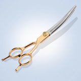 Dog Grooming Shears Set with Thinning, Curved & Straight Shears
