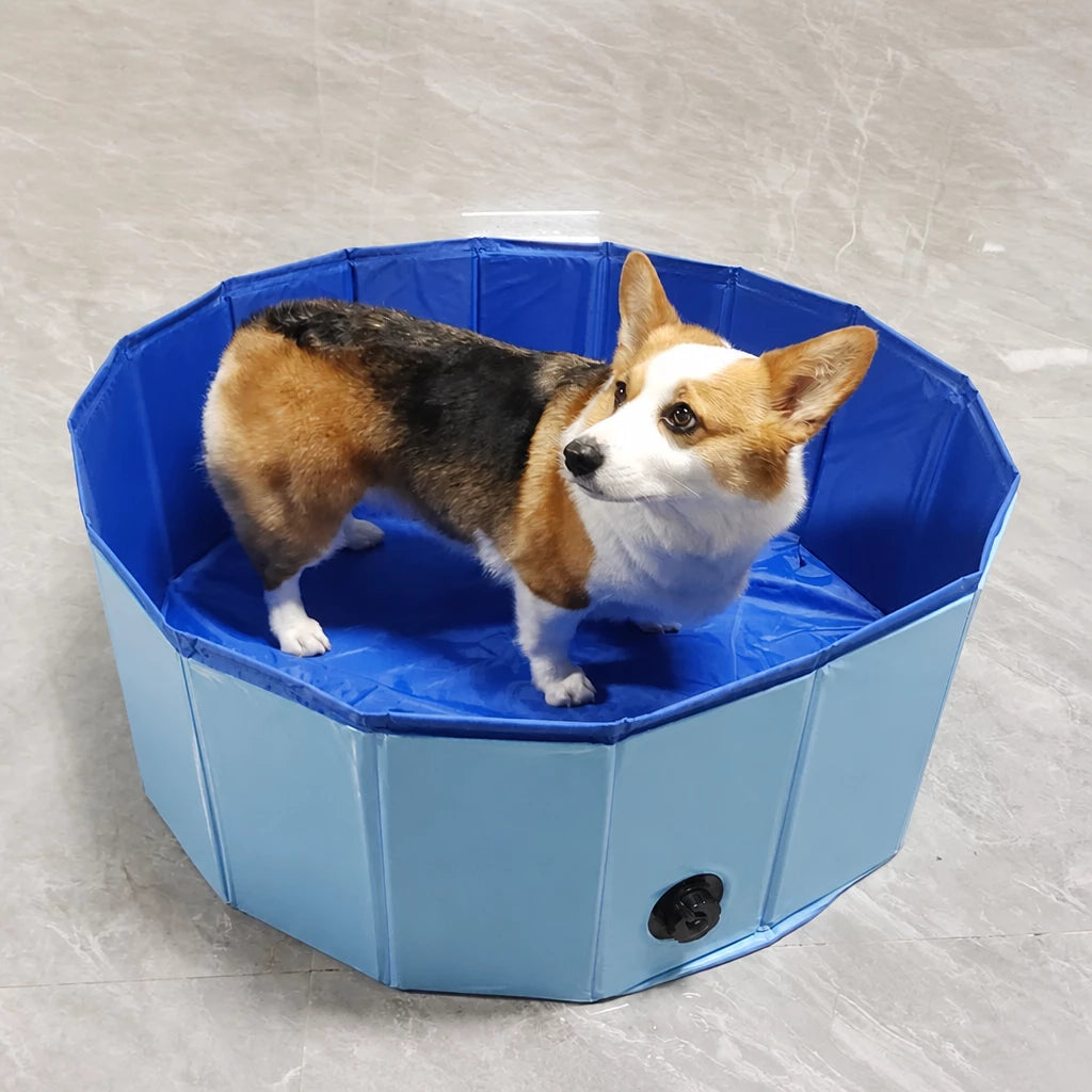 Foldable Pet Bath Basin for Dogs & Cats