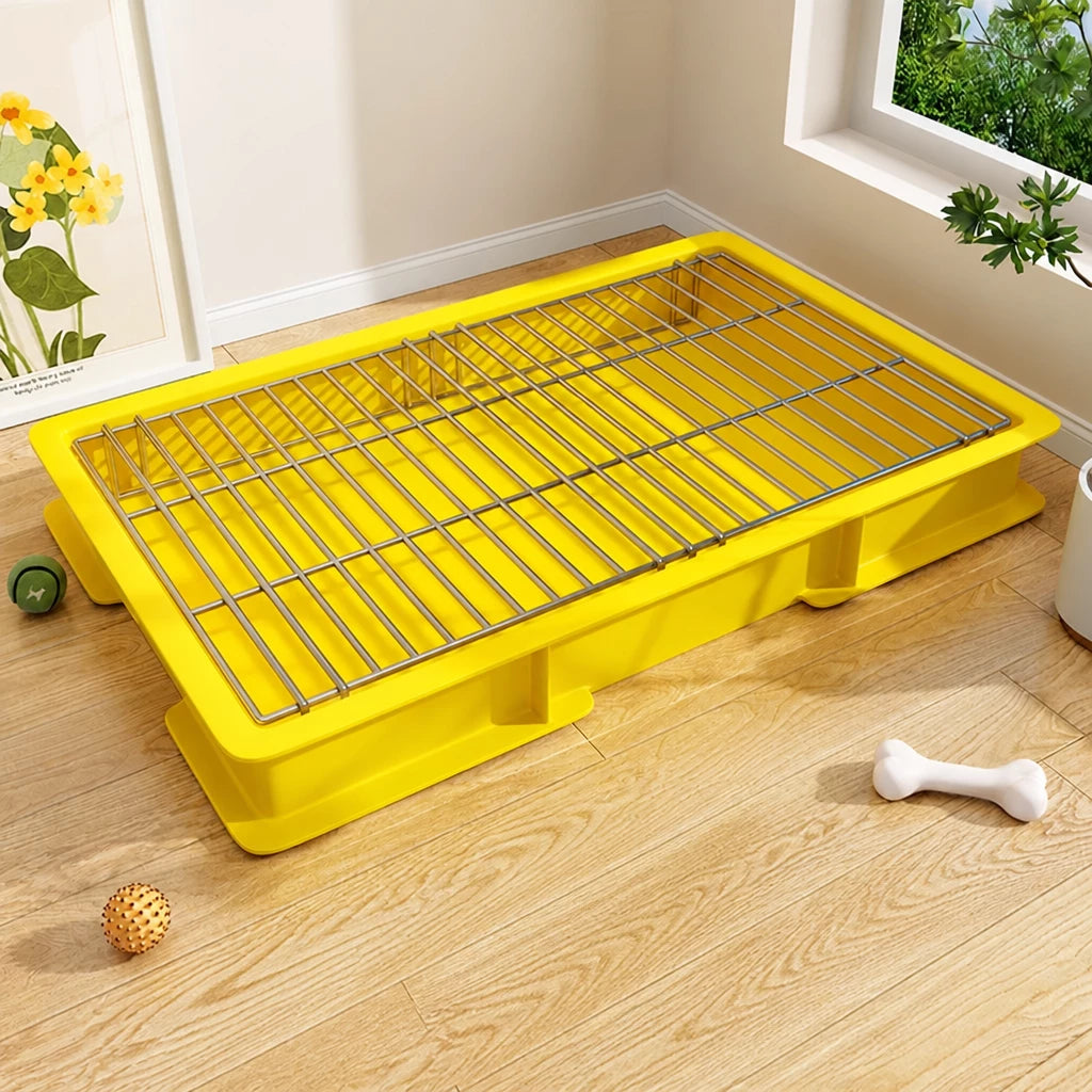 Plastic Dog Potty Tray with Grid Insert