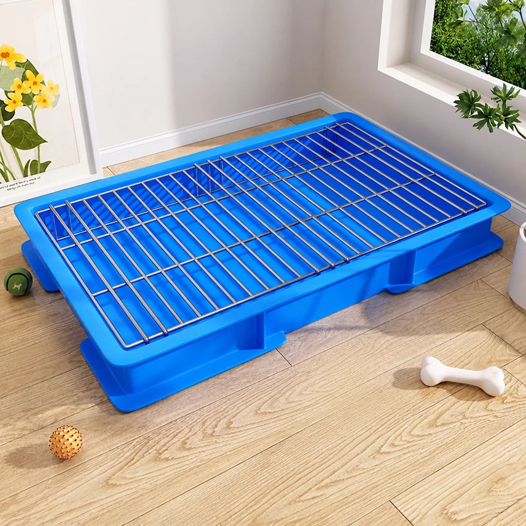 Plastic Dog Potty Tray with Grid Insert