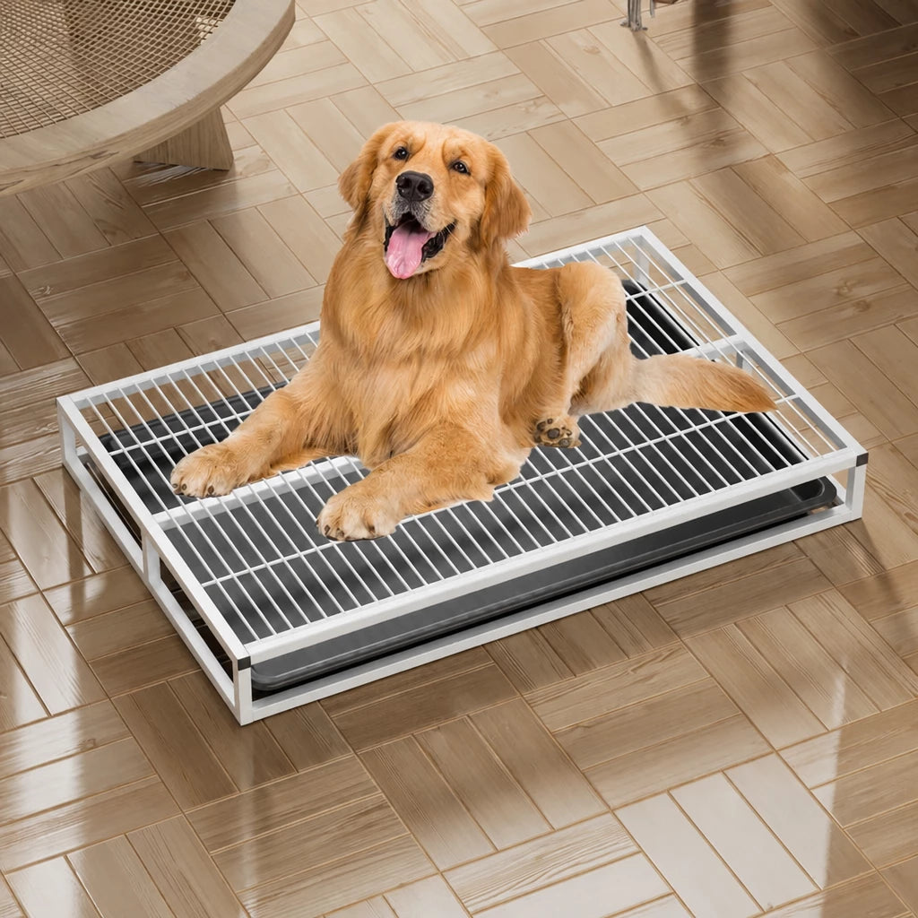 Dog Potty Tray with Pull-Out Drawer