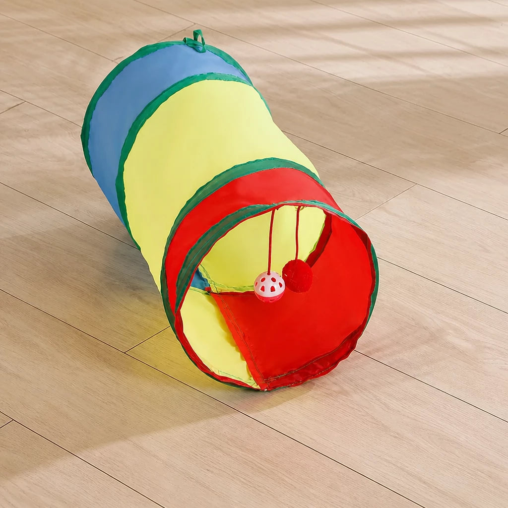 Polyester Cat Play Tunnel for Indoor Exploring