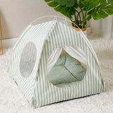 Indoor Tent Bed for Cats & Dogs with Washable Cover